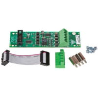 A communication card called DXc RS232 which allows connection of external devices