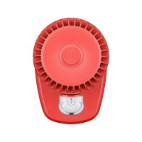 ROLP LX LED sounder beacon VAD, Red flash, Red housing