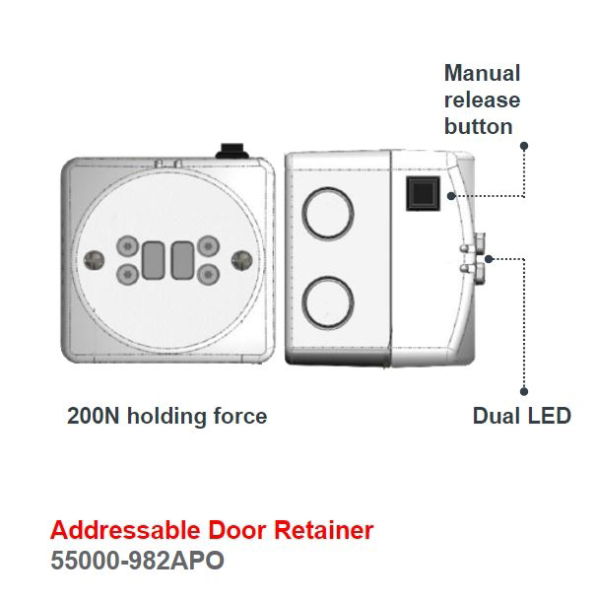 Addressable Door Retainer - 200N