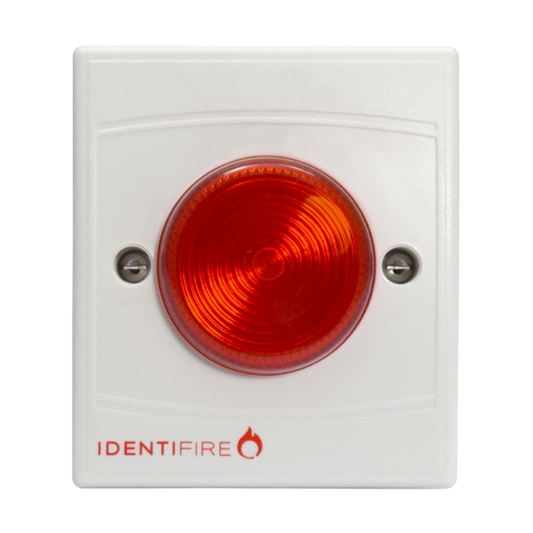 Identifire White - Red VID Beacon Surface Mounted