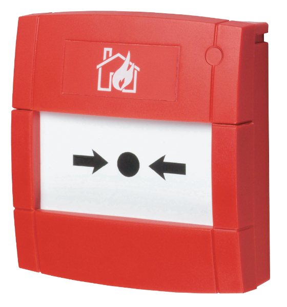 Manual Call Point Red 470 OHM Plastic Element Flush Mount