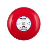 Moflash IP66 series Red Bells, 24v Dc, 106dB