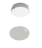 Round 3 Hour Emergency Aminity Light IP65 - W/P - Wht/Opal