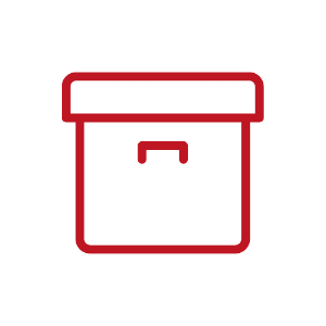 Order Box in Red