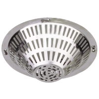 Smoke Detector Cover /Stainless Steel / Flush