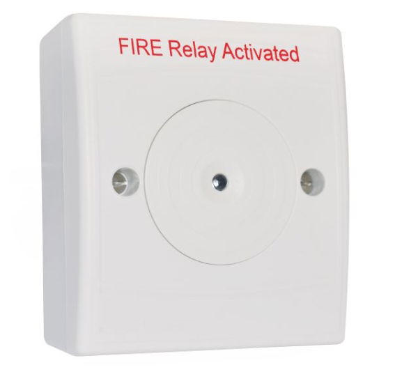 Identifire Aux 24V Relay Surface - 5/8A - White