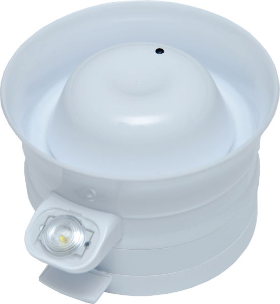 Intelligent Open-Area Sounder VID - White Body (White Flash)