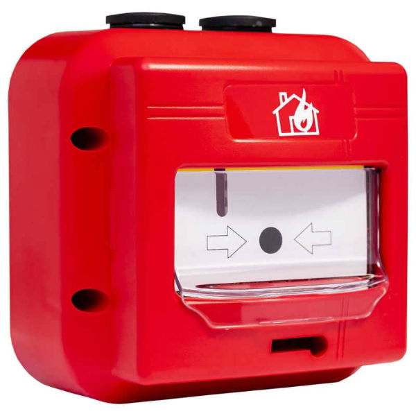 GFE Conventional Manual Call Point, Red, IP67 incl. Cover