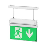 MEERSBROOK LED 5 in 1 Exit Sign, 3.2V LiFePO4 Battery, Self