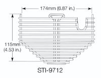 Steel Web Stopper 174 dia x 115 depth