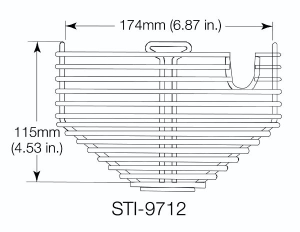 Steel Web Stopper 174 dia x 115 depth