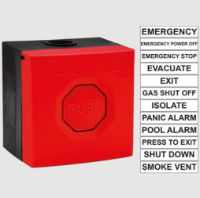 Outdoor Latching Button DPCO Red (Series 11)
