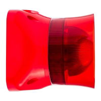 VALKYRIE Conventional Wall Mount Sounder, Red, IP65