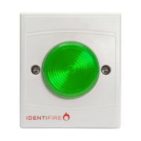 Identifire White - Green VID Beacon Surface Mounted