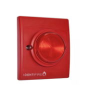 Identifire Tritone Red-Red Sounder Beacon Flush Mounted