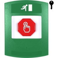 Global Multipurpose Push Button Green key-to-reset Running Man
