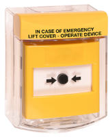 Call Point Stopper- Surface-Yellow Emergency