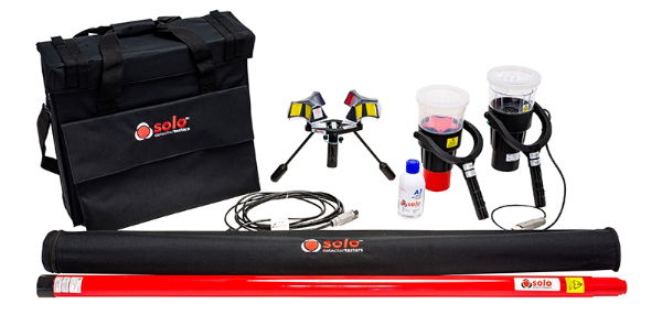 SOLO Smoke & Mains Heat Detector Test Kit 6M