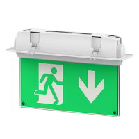 MEERSBROOK LED 5 in 1 Exit Sign, 3.2V LiFePO4 Battery, Self