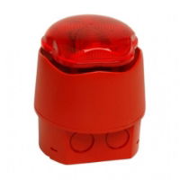 Banshee Excel Lite Sndr/LED Beacon Red Lens Red Deep Base