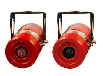 two Red Micropack UV/IR Flame Detector 