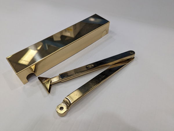 Dorma Door Closer /  Hold Open Unit - Polished Brass