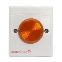 Identifire White - Amber VID Beacon Surface Mounted