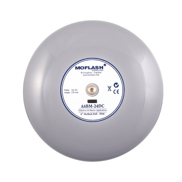 Bell Grey 6" Moflash 24vDC, 106dB